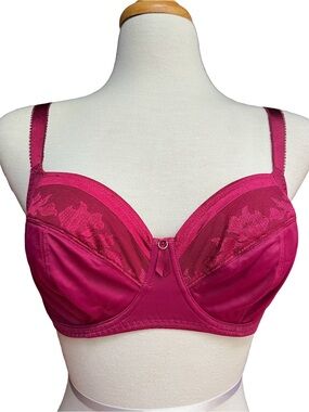 Fantasie Illusion Side Support Bra Berry Red 30F UK / 30G US